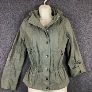 L'AMOUR‎ Khaki Utility/Military Jacket Sz M